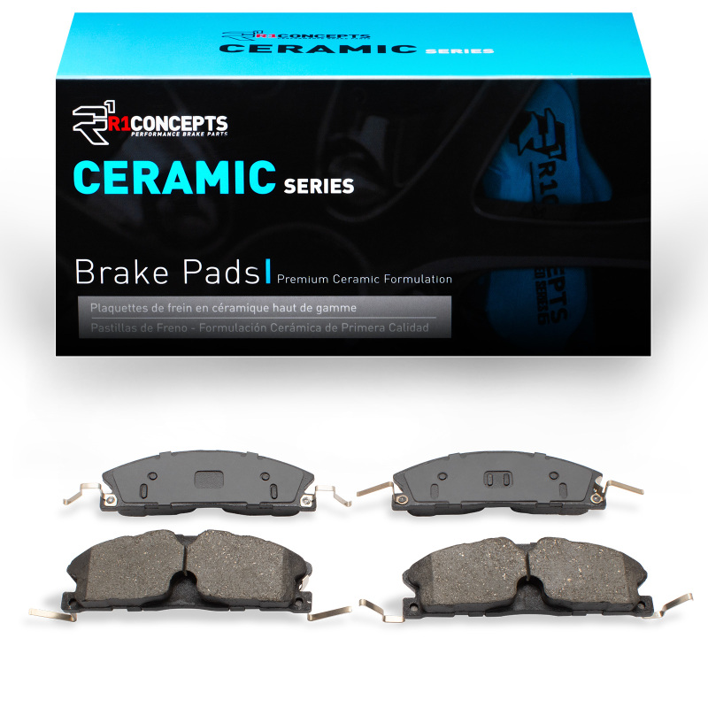Ford Police Interceptor Brake Pads - Front - R1 Concepts - Ceramic - `13-`19